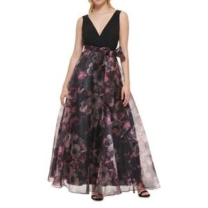 NWT ELIZA J Sleeveless Faux Wrap Ballgown
Black Plum Sz 18 $228‎